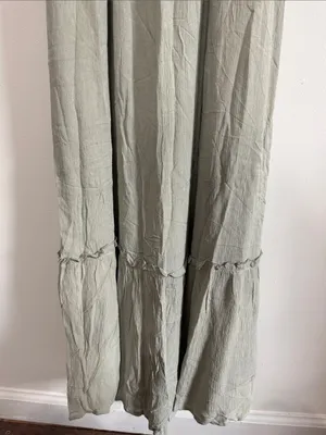 Sim & Sam Embroidered Sage Green Maxi Dress thumbnail 5