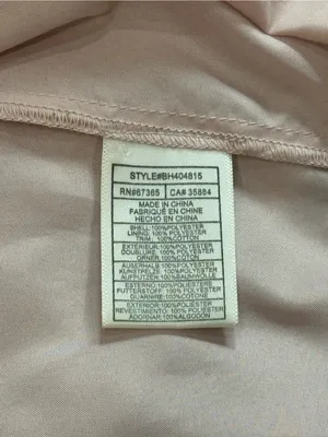 BB Dakota Roslyn Swiss Dot Victorian Blouse Champagne Pink Blush Shirt Medium thumbnail 6