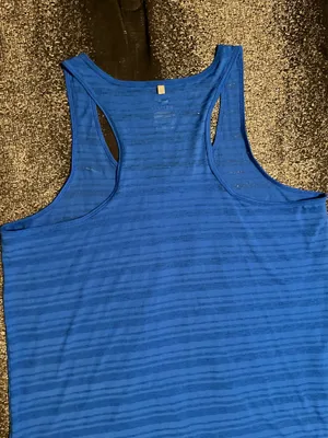 Womens XL Nike Dri Fit Athletic/Casual Tank Top- Blue thumbnail 6