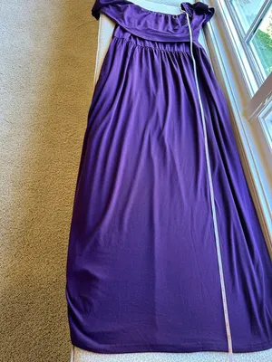 NWT Nemidor Purple Maxi Dress with Pockets size 18 thumbnail 13