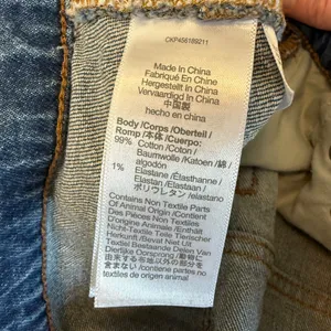Madewell Perfect Vintage Jean Womens 27 Haight Wash Denim Pants Stretch NA919 thumbnail 6