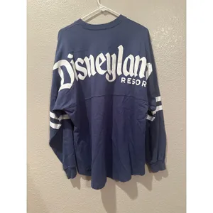 NWOT Disney Parks Disneyland Blue and white athletic jersey spirit Jersey sz M thumbnail 3