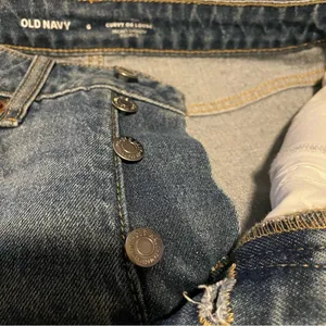Old Navy Womens Jeans Denim Blue High Rise Curvy OG Loose Slit Ankle Size 6 thumbnail 9