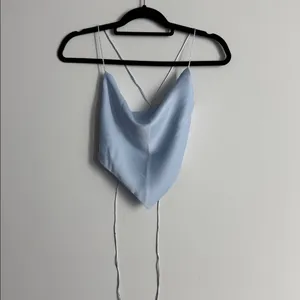 Princess Polly Women's Blue Crop Top Size 2 thumbnail 6