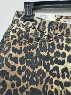 OAT NEW YORK Leopard Print Shorts size 25 thumbnail 4