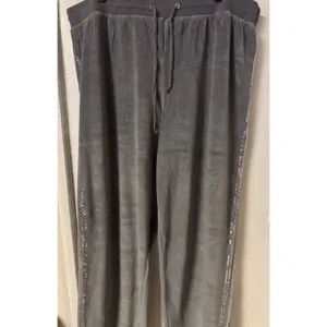 Midnight Velvet Women's Size 2X Gray Silver Embellishes Zip Up 2 pc‎ Track Suit thumbnail 14