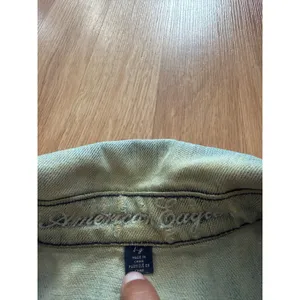 American Eagle Outfitters Light Wash Distressed Denim Y2K Vest Women L Blue thumbnail 4