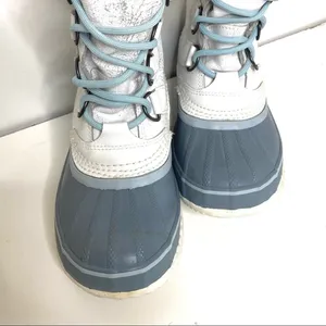 Sorel 1964 PAC Lace Up Waterproof White Leather Snow Boot 6 thumbnail 3