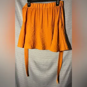 Harper Heritage Burnt Orange Mini Skirt Size‎ Medium thumbnail 5
