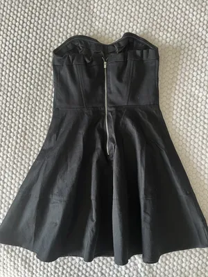 Express Black Strapless Dress thumbnail 2