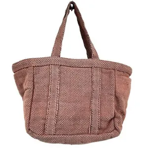 The Bag Tote Handbag Open Lightweight 100% Cotton Barbiecore Pink One Size thumbnail 1