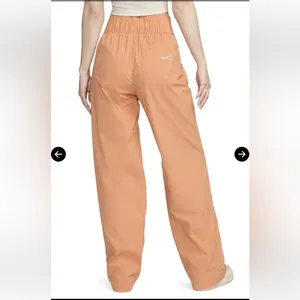 Nike Sportswear Athleisure Wide Leg High Waist Trousers in‎ Terra Blush Medium thumbnail 2