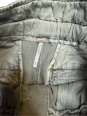 🌿Free People Margate High Rise Paperbag Trouser Pants Olive XS🌿‎ thumbnail 6