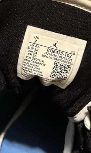 Jordan 1 size 7 unisex’s thumbnail 5