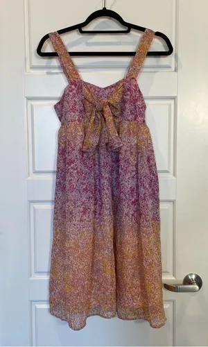 Maternity for Target Pink and Orange Mini Dress thumbnail 1