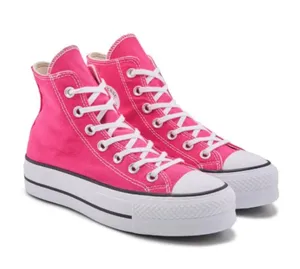 Hot Pink Platform Converse thumbnail 1