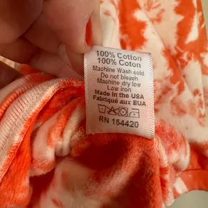 NWOT Clare V Tie Dye Puff Sleeve Sweatshirt thumbnail 9