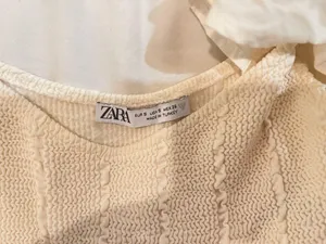 White ZARA Top Small thumbnail 2