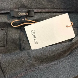 NEW Quince Size M Ultra Stretch Ponte Bootcut Pants Charcoal Grey Minimal thumbnail 5