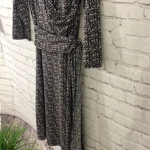 Axcess long sleeve dress with side tie Black Size L thumbnail 3