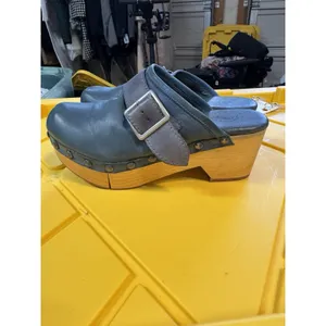 New Free People Culver City Clogs Size 38.5 US 8.5 Blue thumbnail 2