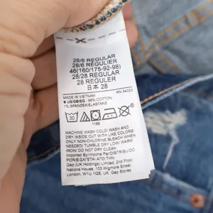Gap Cheeky Straight High Rise Distressed Blue Denim Jeans Womens Size 28 6R thumbnail 3