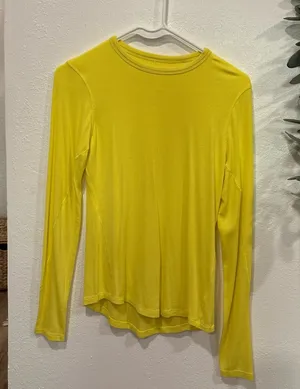 Yellow Lululemon Long Sleeve thumbnail 1