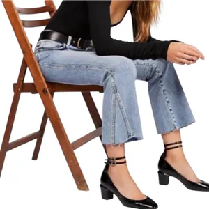 Free People We The Free Rita Kick Crop Flare Jeans 27 thumbnail 2
