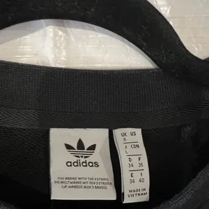 Adidas Black Trefoil Logo Sweatshirt Size Large thumbnail 4