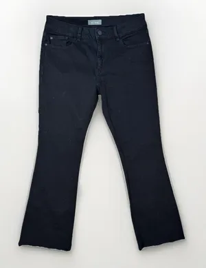 DL1961 Henderson Lara Jeans Womens 28 Black Mid Rise Cropped thumbnail 1