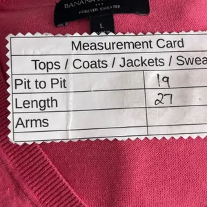 Banana Republic Sweater‎ Coral Large thumbnail 7