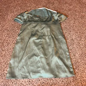 Cider‎ Strapless Mini Dress Party Cocktail Tie Front Green M thumbnail 6
