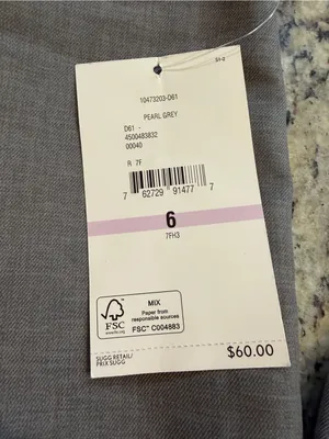 Gloria Vanderbilt Gray Women's Dress Trousers thumbnail 2