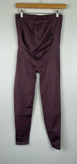 Blanqi Everyday Maternity Belly Support Leggings Size Large Women's soft fawn thumbnail 1