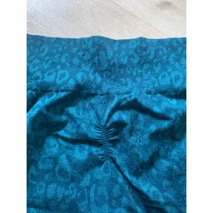 Gymshark Teal Leopard Print High-Waist Leggings thumbnail 8