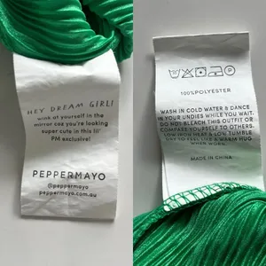 Peppermayo Soho Chic Pleated Shirt Dress Jade Green Sz 8 thumbnail 7