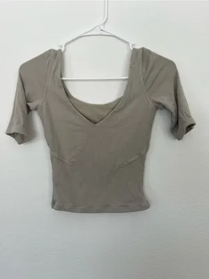 Lululemon Ribbed Micro-Modal Half Sleeve T-Shirt thumbnail 6