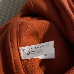 Women's Warm Rust Hoodie Brown Size XXL thumbnail 13
