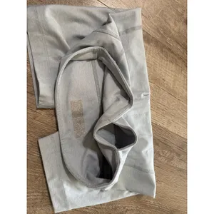 Outdoor Voices Women's High Rise Biker Shorts Light Grey Heather Athletic S/M thumbnail 9