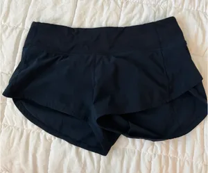 Lululemon Speed Up Shorts Navy thumbnail 1