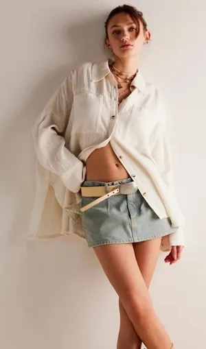 Free people Gallivanting Peekaboo Skort thumbnail 1