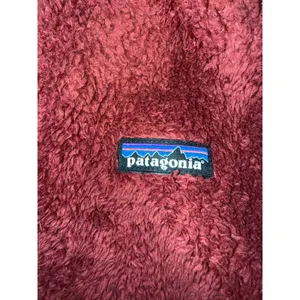 Patagonia Women's Los Gatos Vest Sherpa fluffy maroon fall large super soft thumbnail 3
