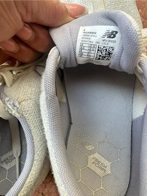 New Balance women's Knit Lace-Up Sneakers - Cream thumbnail 7