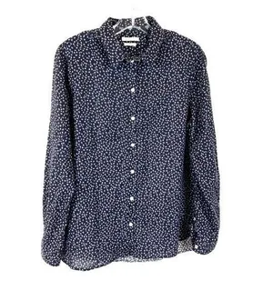 Womens Size 8 Barbour Multicolor Button Front Blouse Top thumbnail 1