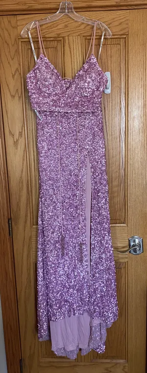 Sherri Hill Pink Two Piece Prom Dress thumbnail 12