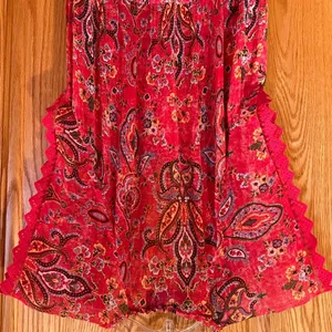 Sunrise by The Kooples Reef Paisley Print‎ Silk Chiffon Mini Dress Pink Size 2 thumbnail 13