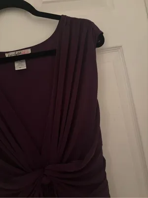 Love Squared Women's Plus Size Knotted Maxi Dress, Size 2X thumbnail 4