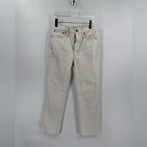 Madewell Slim Demi-Boot Jeans in Cloud‎ Lining size 25 thumbnail 3