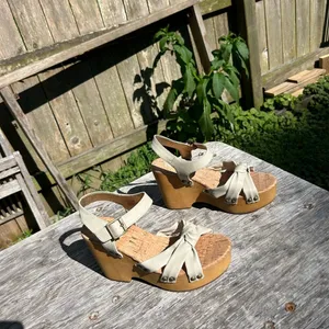 Kork-Ease Women's Dawson Wedge Platform Sandals Off White Size 9‎ thumbnail 5