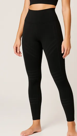 Alo Leggings Grey Black Womens High Rise XS thumbnail 1